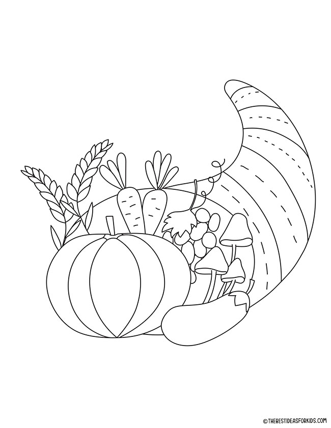 Thanksgiving Coloring Page