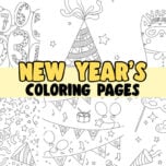 New Years Coloring Pages