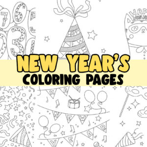 New Years Coloring Pages