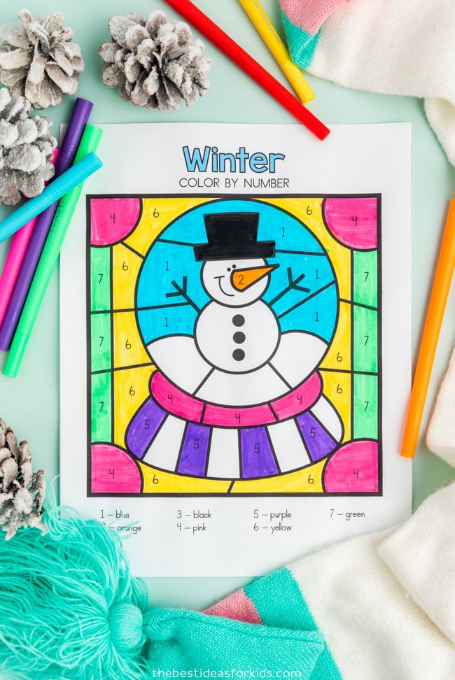 snow globe coloring page