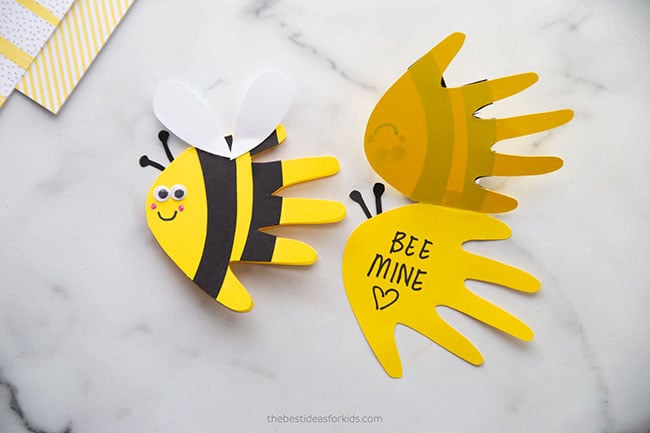 Bee Mine Handprint Craft for Kids