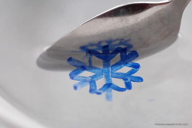 Dip Snowflake into Water
