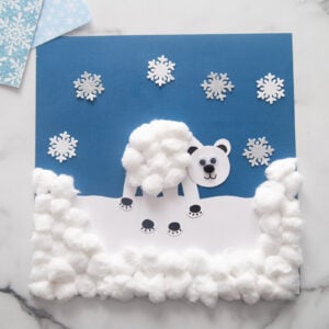 Watercolor Snowflake - The Best Ideas for Kids