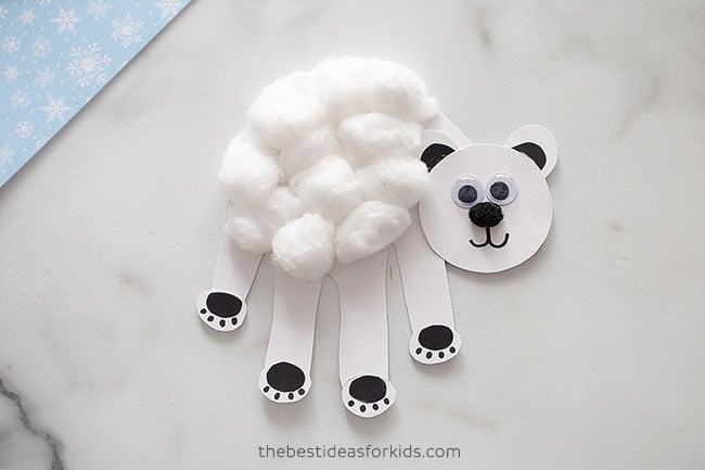 Polar Bear Winter Craft