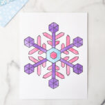 Watercolor Snowflakes