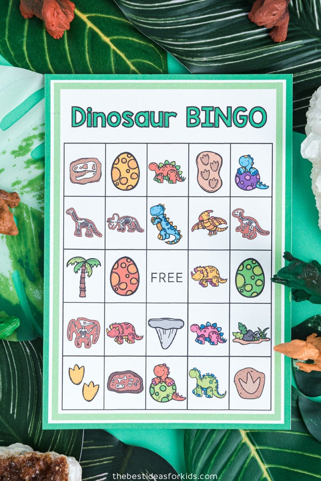 dinosaur bingo for kids