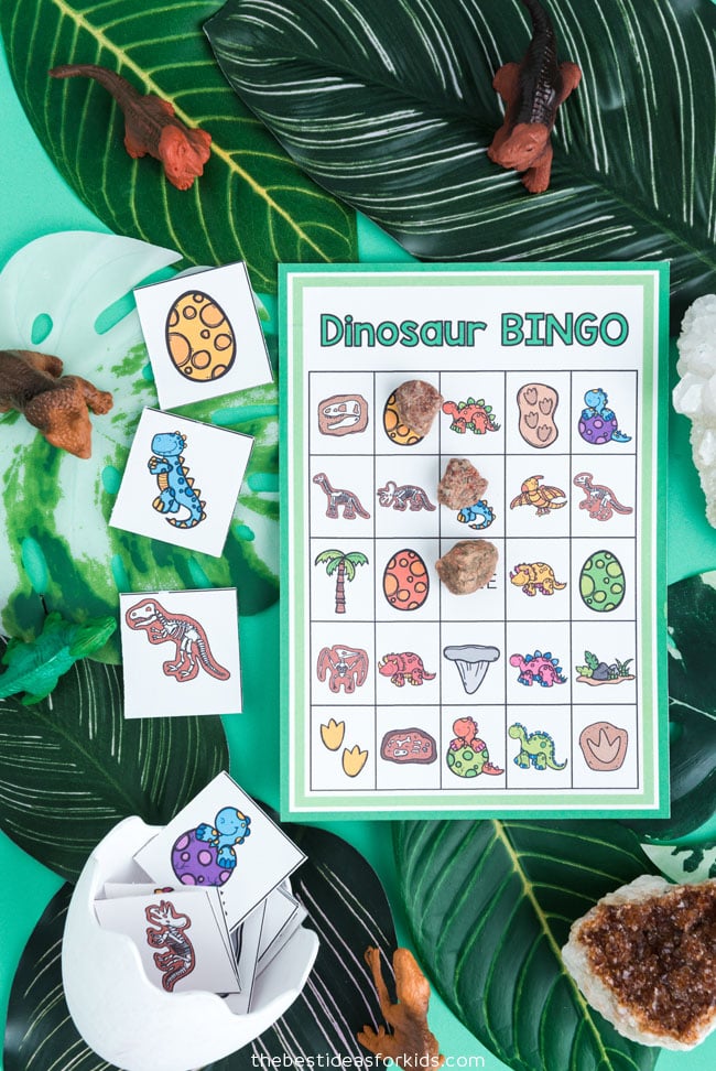dinosaur bingo free printable