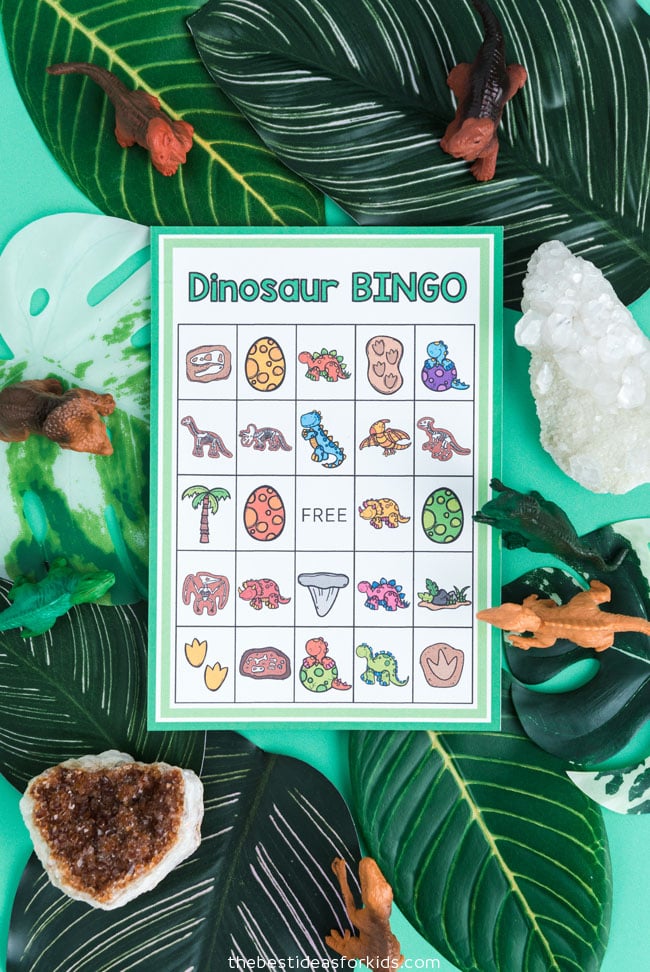 free dinosaur bingo printables