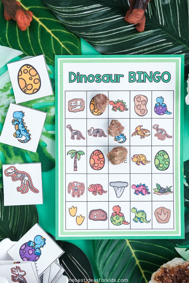 free dinosaur bingo