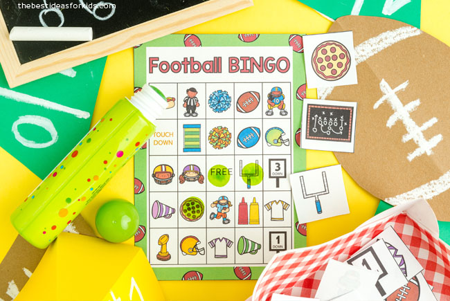 Football Bingo Free Printable The Best Ideas For Kids