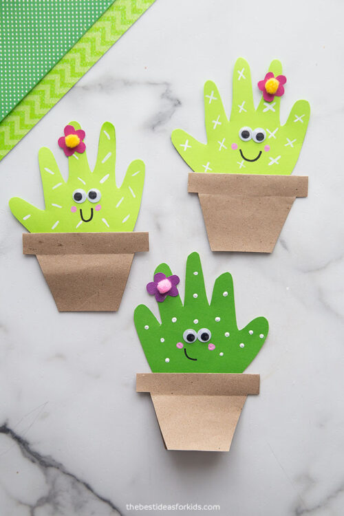 Cactus Handprint The Best Ideas for Kids