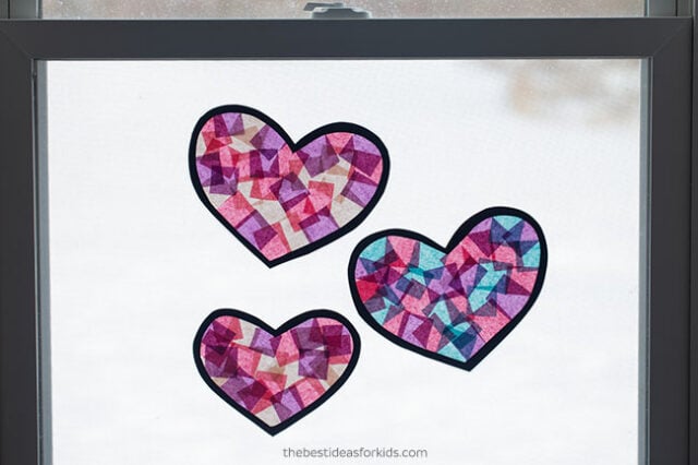 Heart Shaped Suncatcher