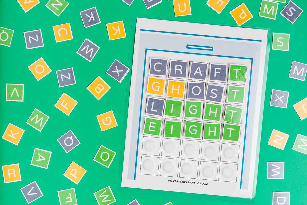 Wordle for Young People (Free Printable) Kids Early Stage toys and Fun
