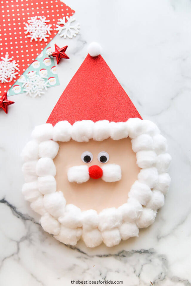 Santa paper store plate