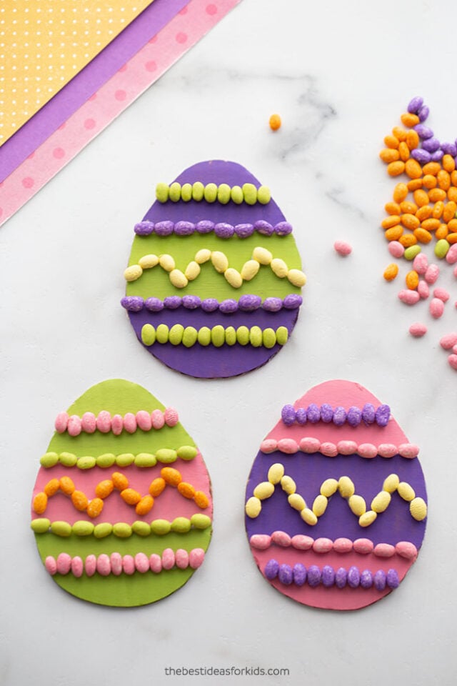 Bean Easter Eggs Craft