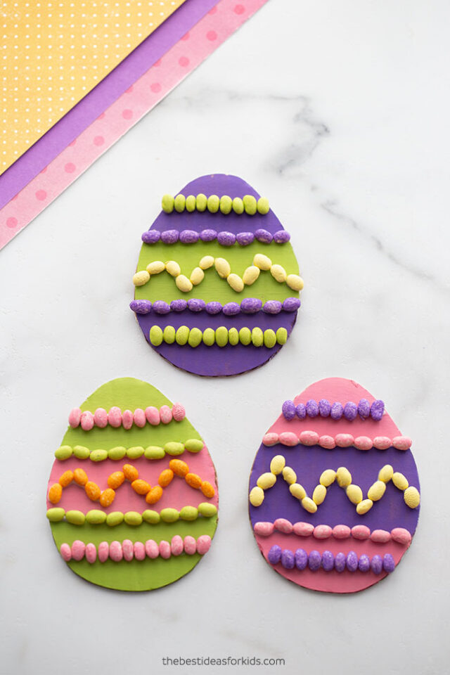 Easter Egg Craft with Beans