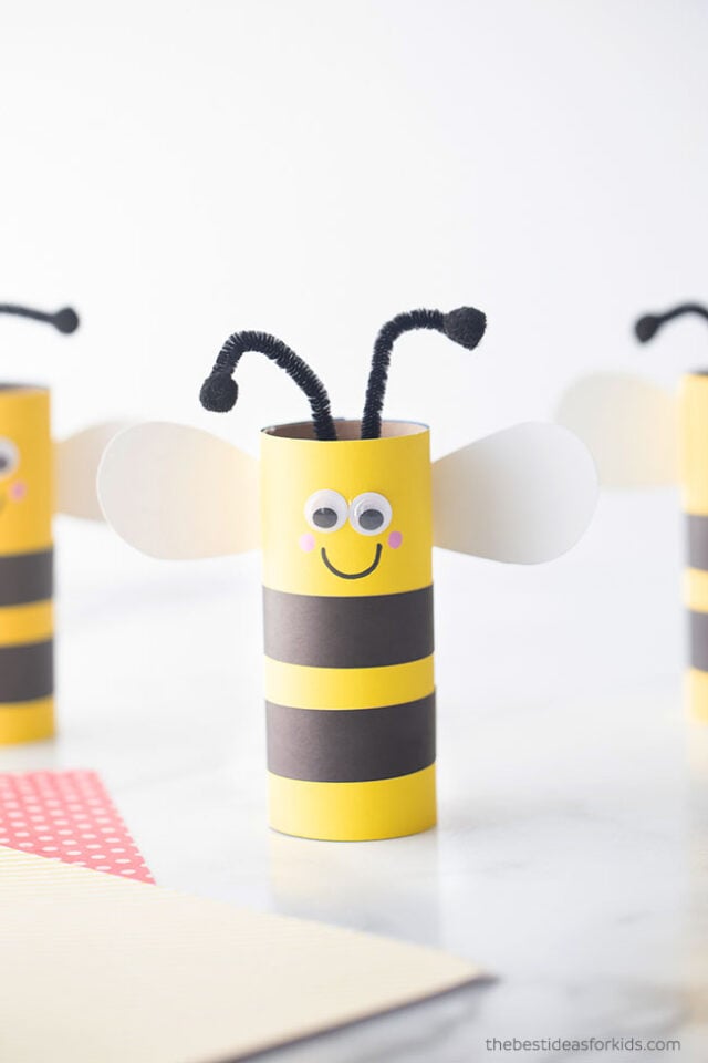 Paper Roll Bee Craft