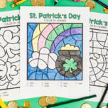 St Patrick's Day Color by Number