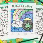 St Patrick's Day Color by Number