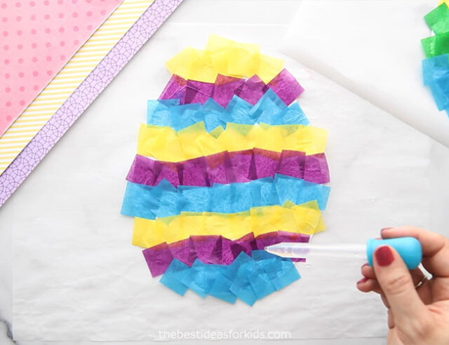 Add Water to Tissue Paper