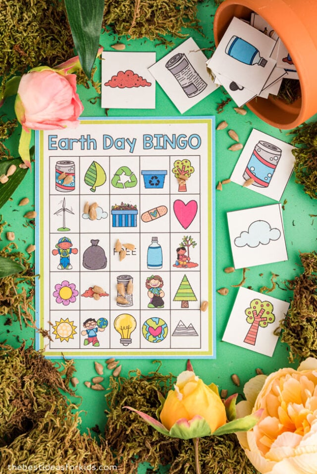 free earth day bingo pages