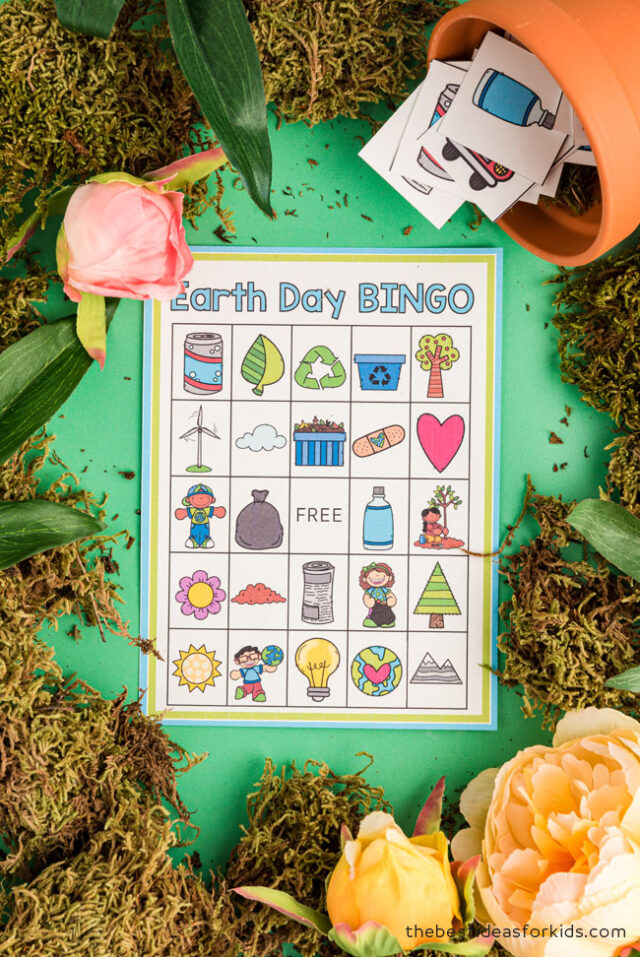 free earth day bingo printable