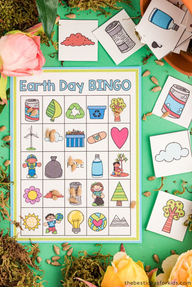 free printable earth day bingo
