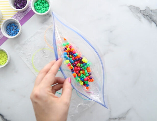 Add Beads and Gel to Bag