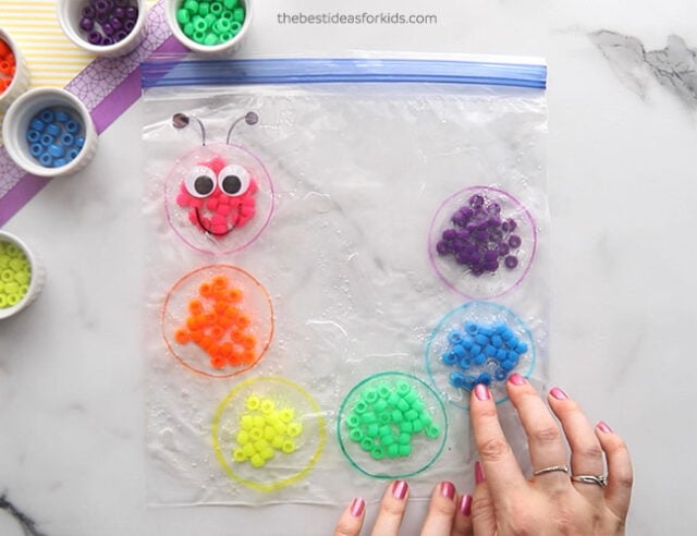 Color Sorting Sensory Bag