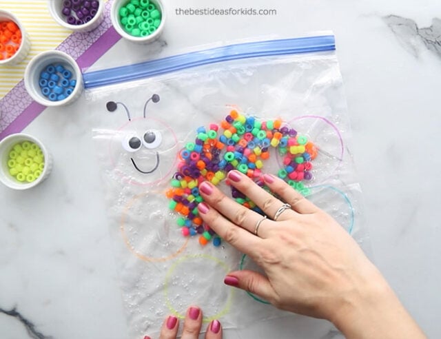 Mix Beads Around in Bag