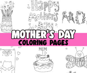 Mother's Day Coloring Pages