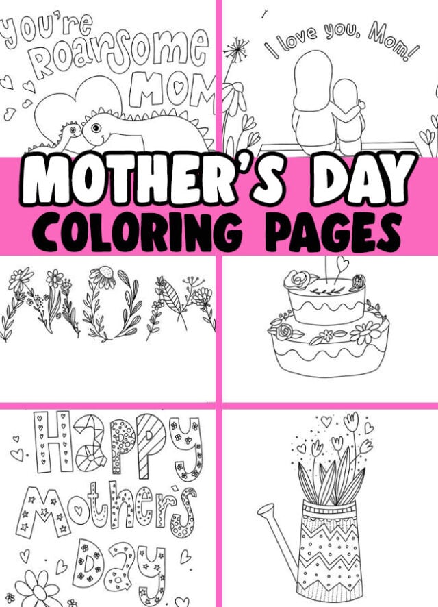 Mother's Day Coloring Pages for Kids