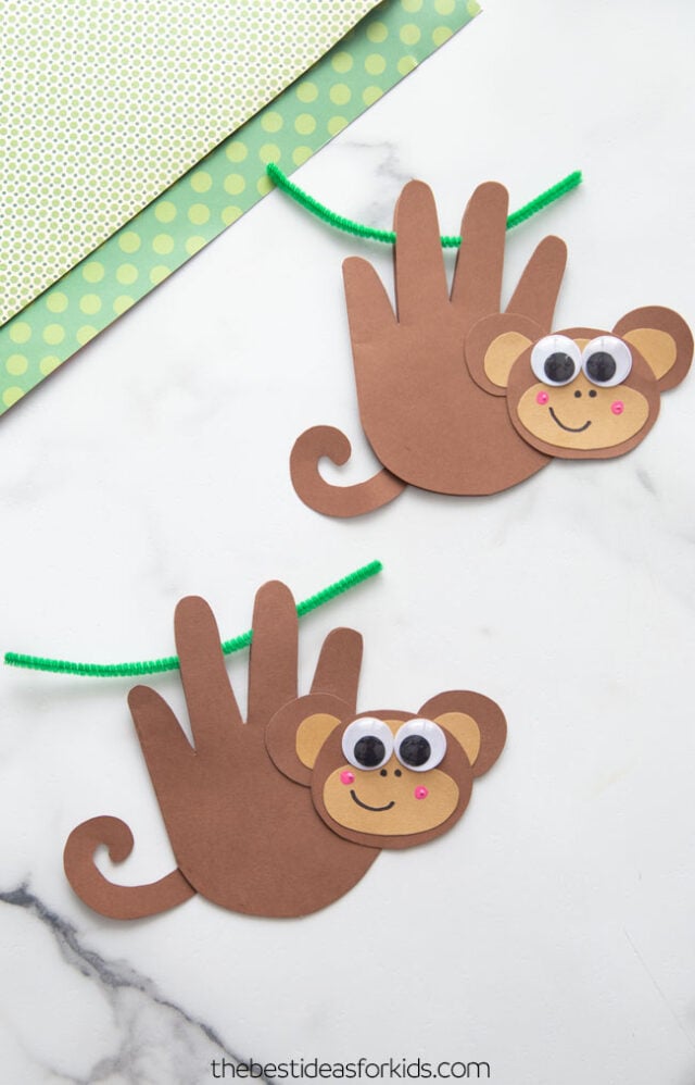 monkey template for kids