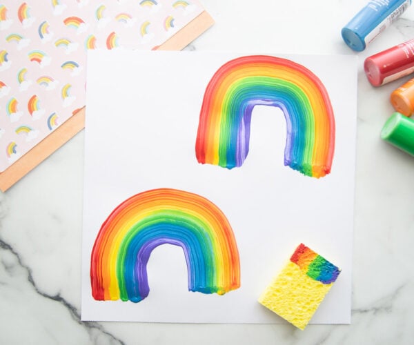 Rainbow Suncatcher (with free template) - The Best Ideas for Kids