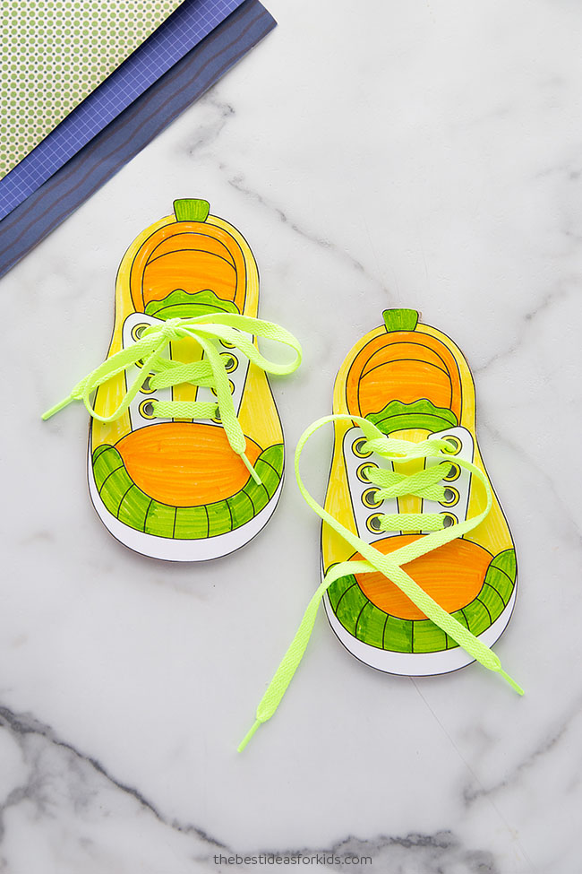 Cardboard Shoe Tying The Best Ideas for Kids