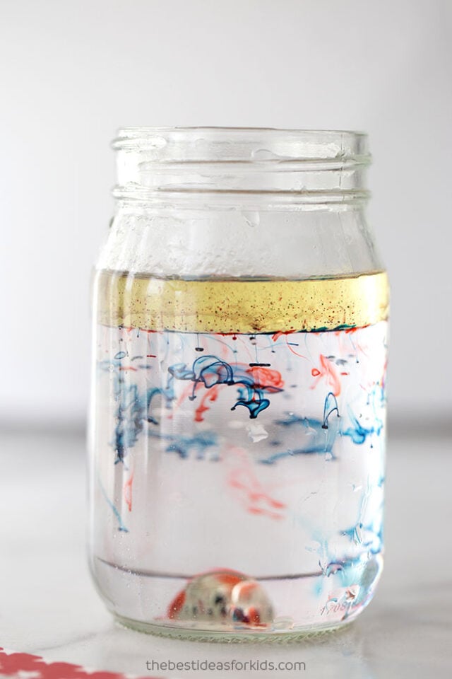 Fireworks in a Jar Science Experiment