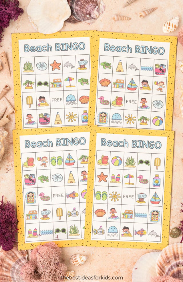 free beach bingo