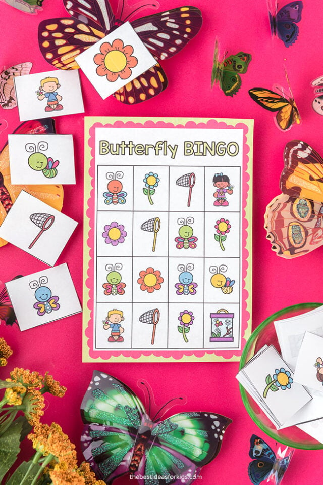 Butterfly Bingo for Kids