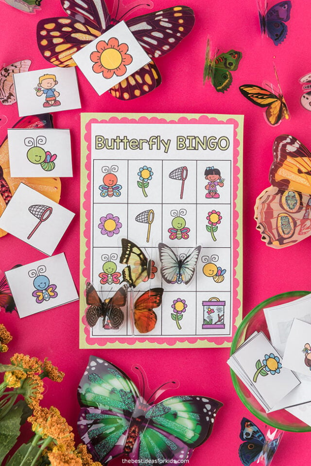 Free Printable Butterfly Bingo