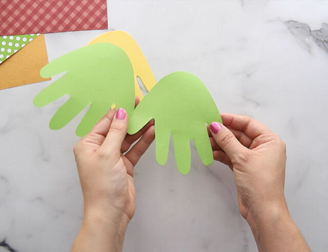 Cut out Handprint Card