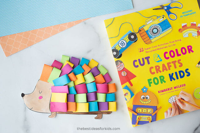 Paper Hedgehog Craft for Kids