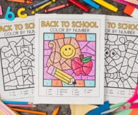 back to school coloring cover