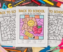 back to school coloring cover