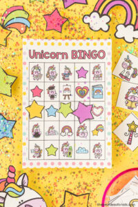 Unicorn Bingo (Free Printable) - The Best Ideas for Kids