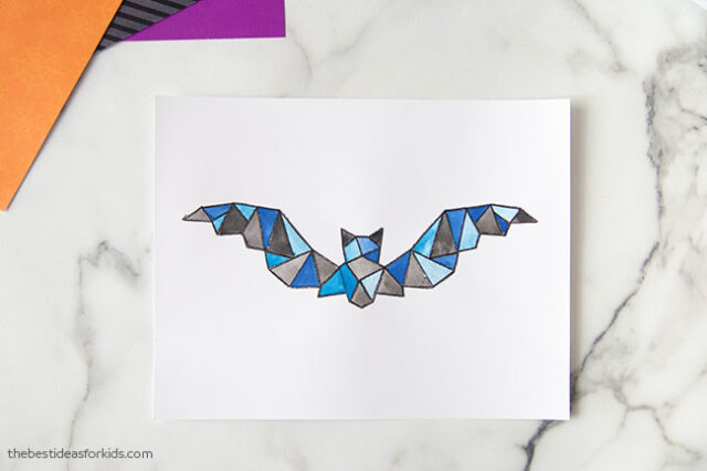 Bat Watercolor Art