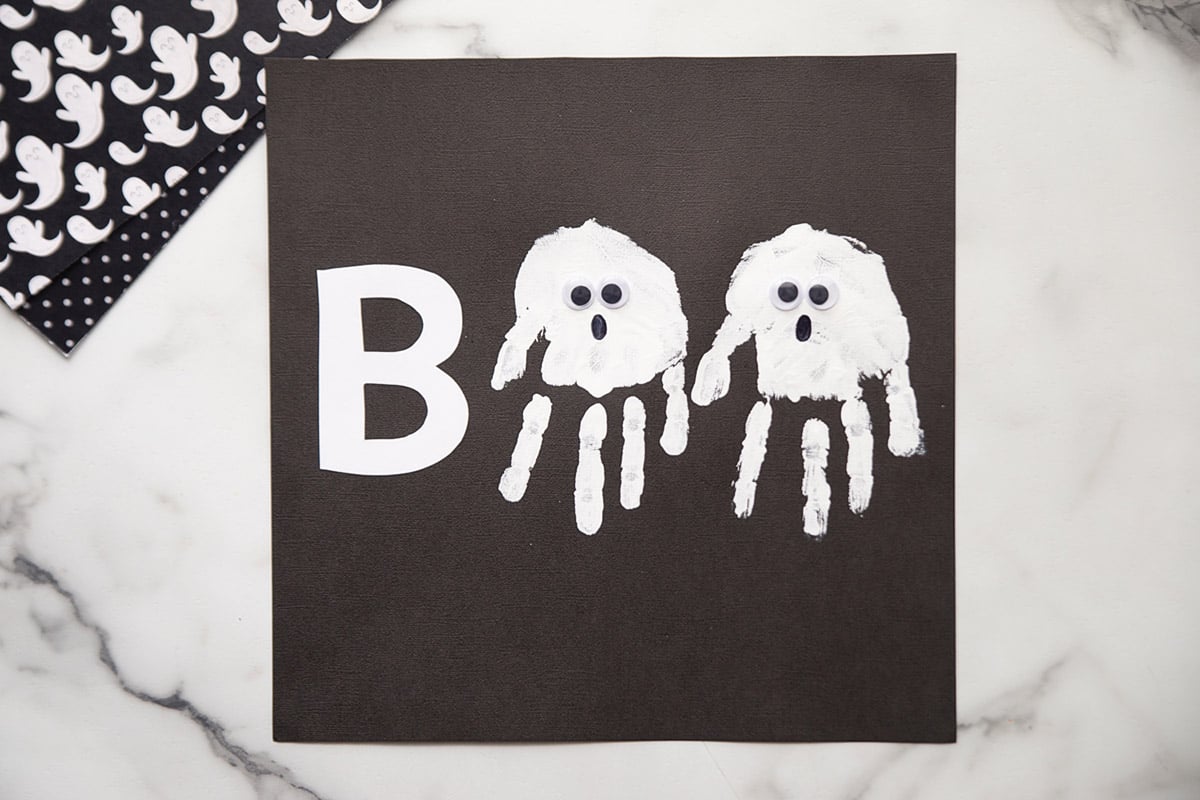 Ghost handprint the best ideas for kids
