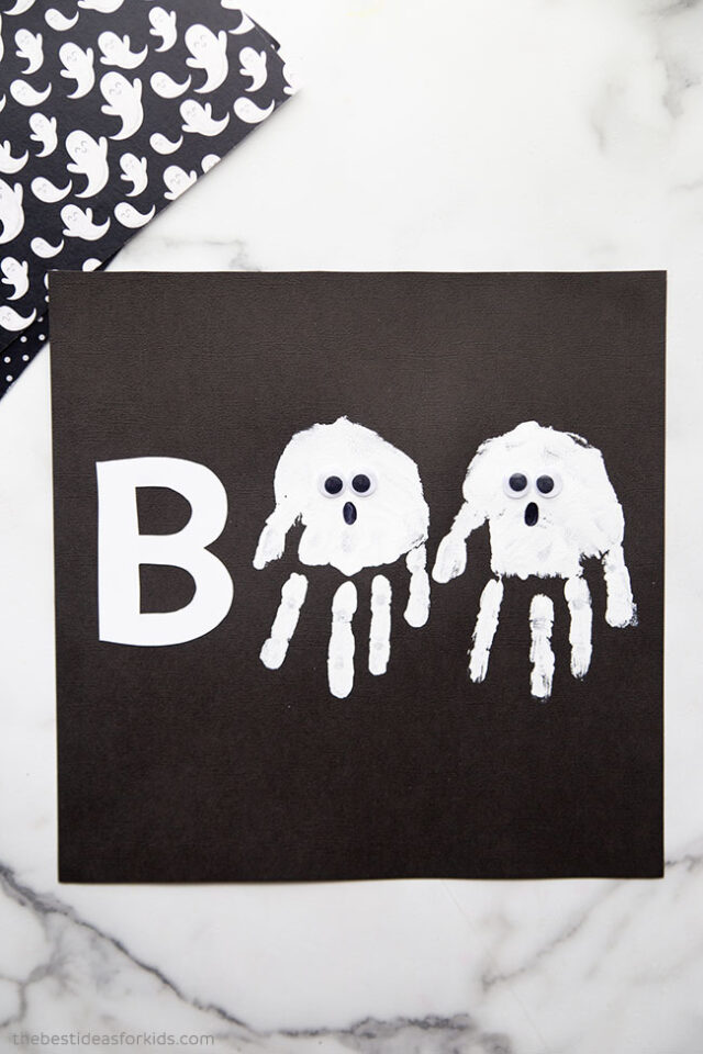 Ghost Handprint Craft