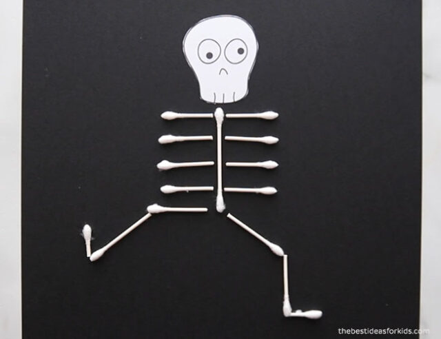 Glue on skeleton legs