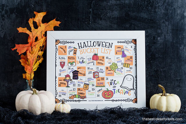 Printable Halloween Bucket List