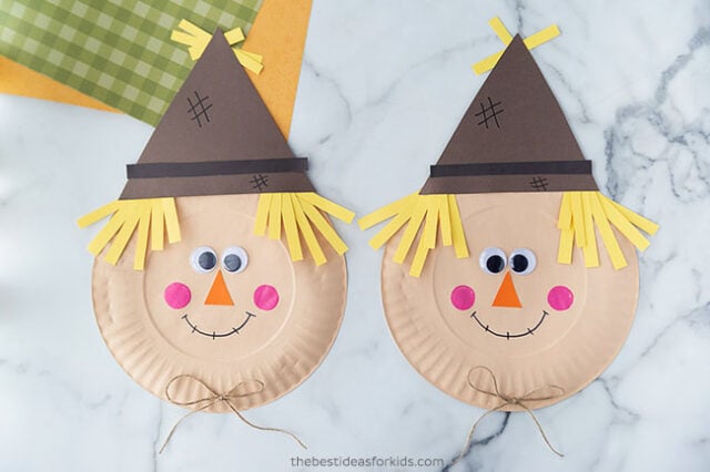 Scarecrow Paper Plate Craft